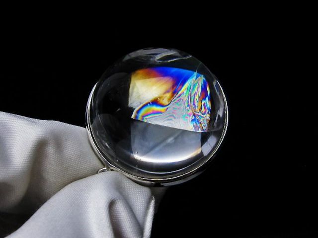パワーストーン  アイリスクォーツ 虹入り レインボー水晶 ペンダント[T436-2460]3枚目