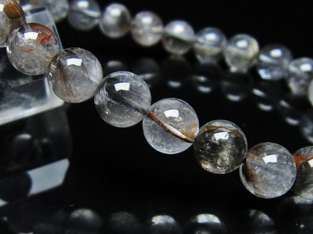 放射プラチナルチルブレスレット 8mm [t437-2302]