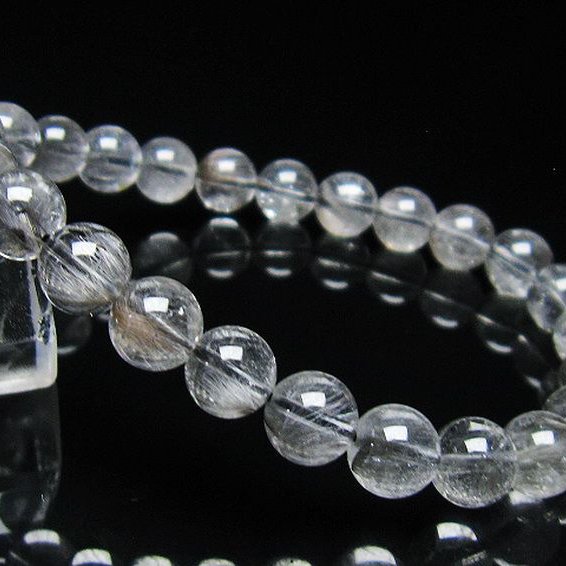 放射プラチナルチルブレスレット 8mm [t437-2304]