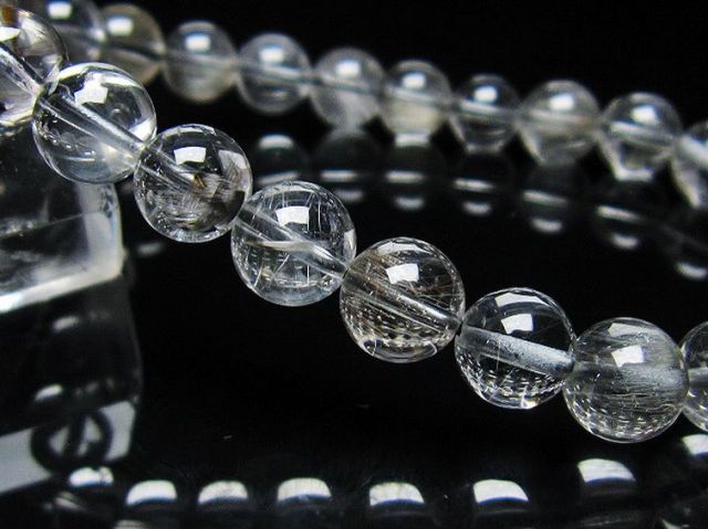 放射プラチナルチルブレスレット 8mm [t437-2312]