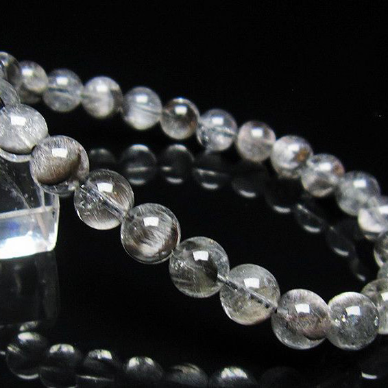 放射プラチナルチルブレスレット 7mm [T437-2365]