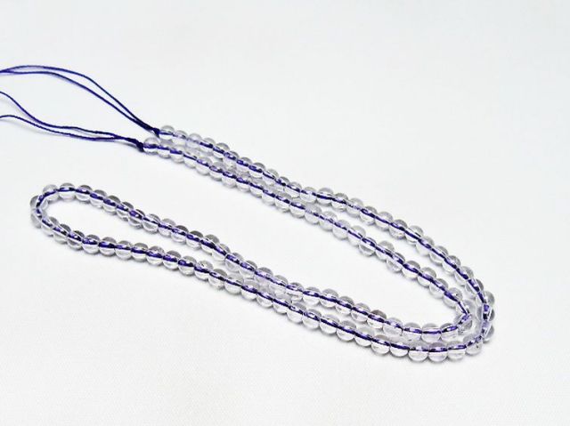 アメジスト一連 4mm ビーズ [t438-5491]