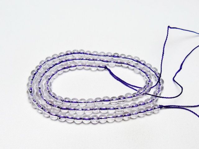 アメジスト一連 4mm ビーズ [t438-5502]