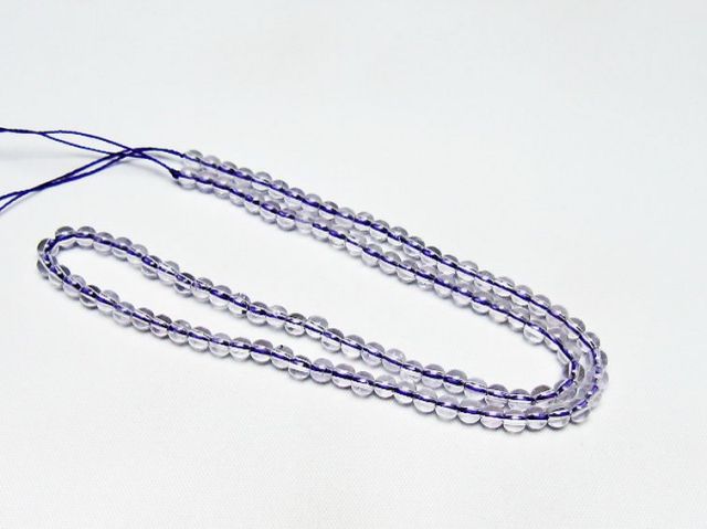 アメジスト一連 4mm ビーズ [t438-5506]