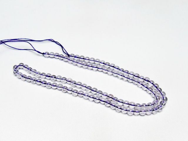 アメジスト一連 4mm ビーズ [t438-5524]