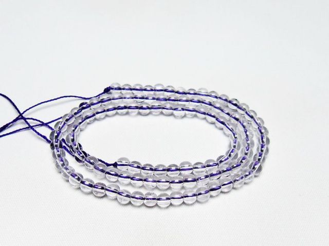 アメジスト一連 4mm ビーズ [t438-5529]