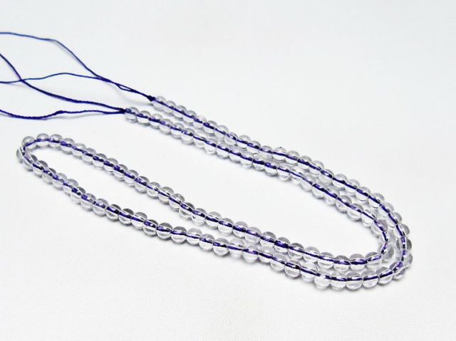 アメジスト一連 4mm ビーズ [t438-5529]