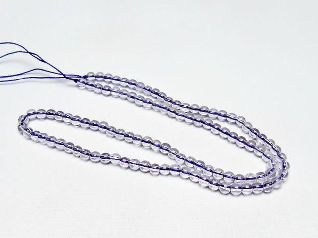 アメジスト一連 4mm ビーズ [t438-5543]