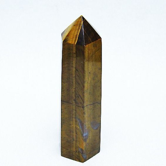 パワーストーン 天然石 タイガーアイ※黄虎目石六角柱[T443-4572]