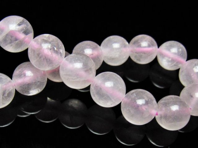 ローズクォーツブレスレット 10mm [t446-2757]