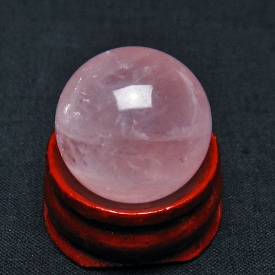 パワーストーン 天然石 ローズクォーツ丸玉 20mm [T451-9806]