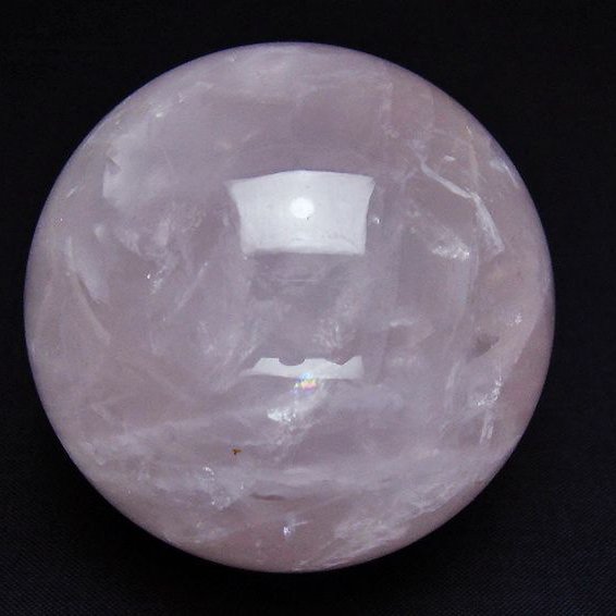 ローズクォーツ丸玉 65mm [T456-14832]