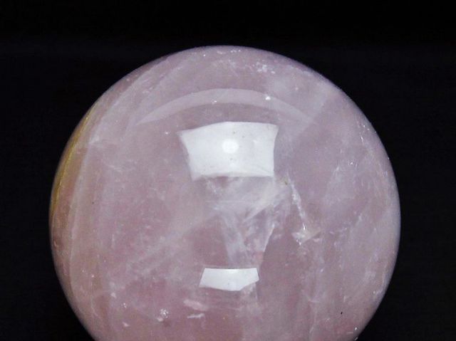 【NO.549】ローズクォーツ 大玉 約18.5cm パワーストーン 天然石 ローズクォーツ丸玉 75mm [T456-14933]