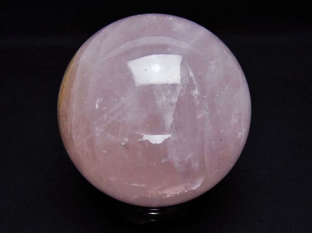 ローズ様48点 パワーストーン 天然石 ローズクォーツ丸玉 75mm [T456-14933]