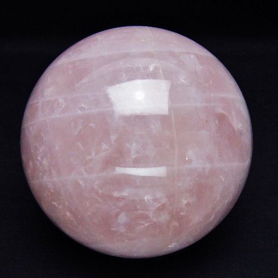 ローズクォーツ丸玉 80mm [T456-14938]