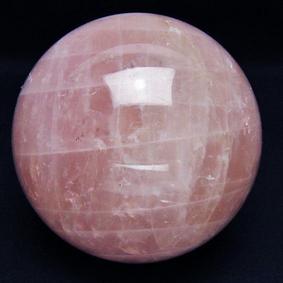 ローズクウォーツ丸玉 パワーストーン 天然石 ローズクォーツ丸玉 89mm [T456-15025]