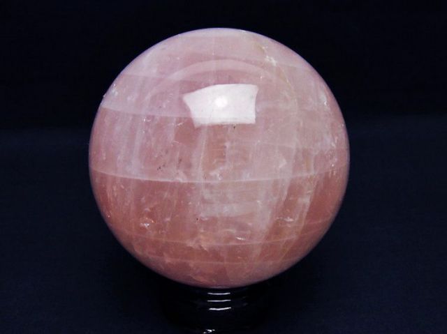 パワーストーン 天然石 ローズクォーツ丸玉 89mm [T456-15025]