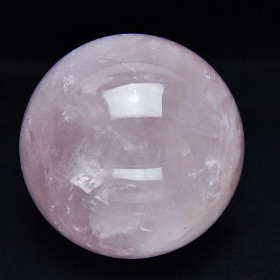 パワーストーン 天然石 ローズクォーツ丸玉 81mm [T456-15036]