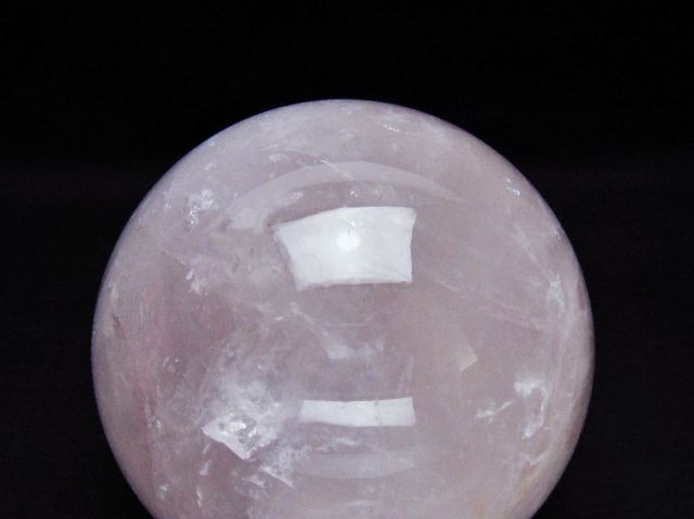 パワーストーン 天然石 ローズクォーツ丸玉 81mm [T456-15036]