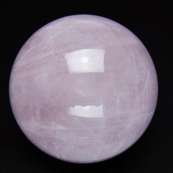ローズクォーツ丸玉 70mm [T456-15356]
