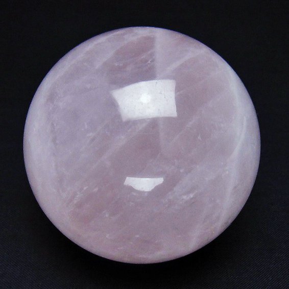 ローズクォーツ丸玉 63mm [T456-15424]