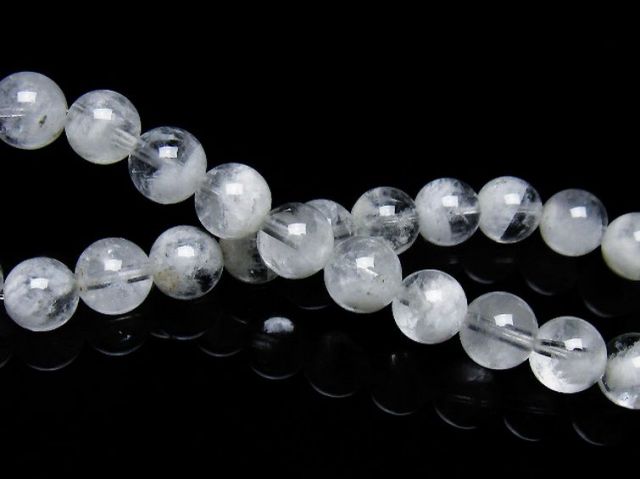 ラビットヘア ファントム 水晶 ブレスレット 8mm [T458-1414]