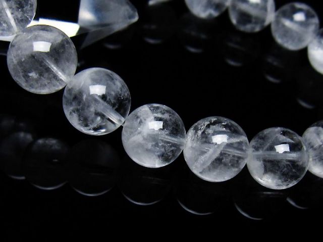 ラビットヘア ファントム 水晶 ブレスレット 10mm [T458-1462]