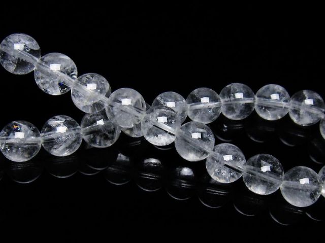 ラビットヘア ファントム 水晶 ブレスレット 8mm [T458-1477]