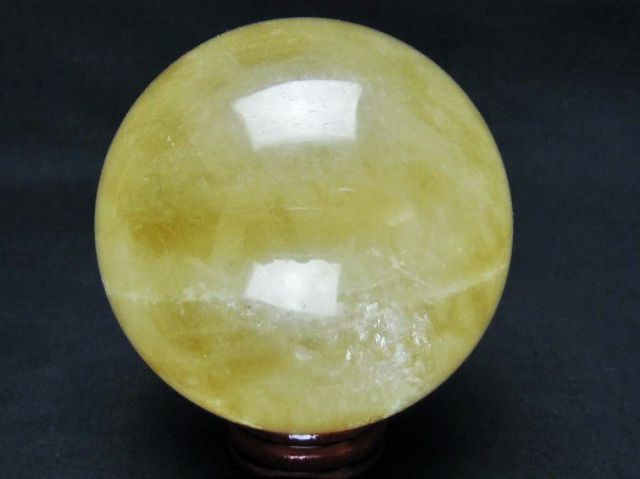 繁栄と成功の象徴！ゴールデンカルサイトの丸玉（83mm） 繁栄と成功の象徴！ゴールデンカルサイトの丸玉（83mm）