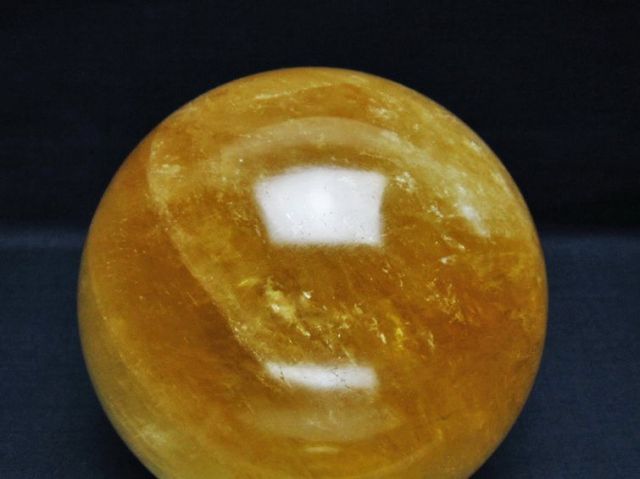 1.4Kgカルサイト丸玉 97mm [T461-11382]