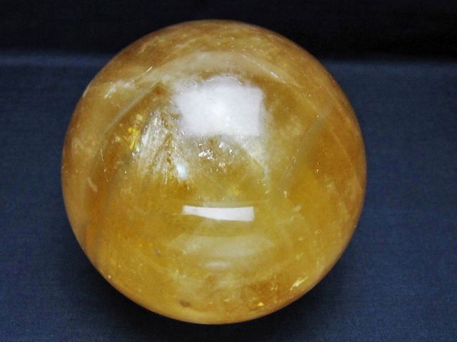 1.1Kgカルサイト丸玉 90mm [T461-11385]