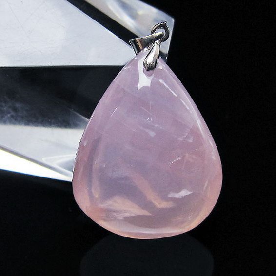 ローズクォーツペンダント[T467-4013]