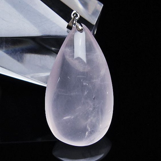ローズクォーツペンダント[T467-4027]