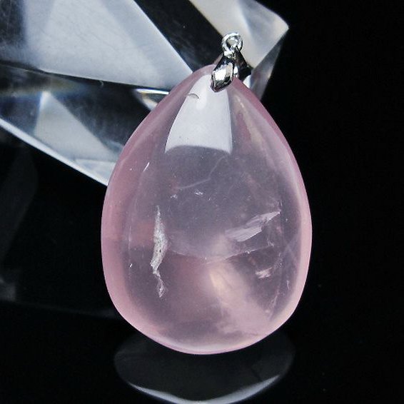 ローズクォーツペンダント[T467-4069]