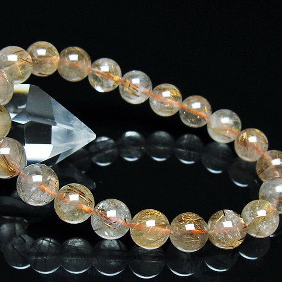 タイチンルチルクォーツ原石16×9mm