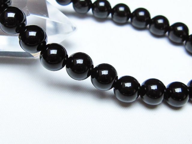 オニキスブレスレット 8mm [t474-1593]