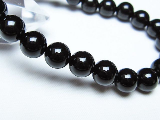オニキスブレスレット 8mm [t474-1595]