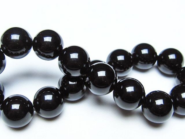オニキスブレスレット 12mm [t474-1722]