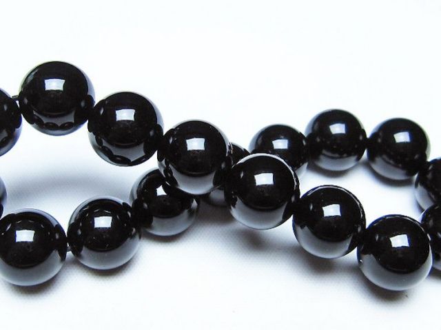 オニキスブレスレット 12mm [t474-1728]