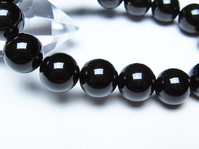 オニキスブレスレット 12mm [t474-1728]