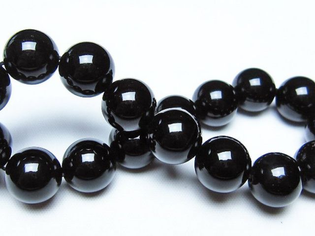 オニキスブレスレット 12mm [t474-1731]