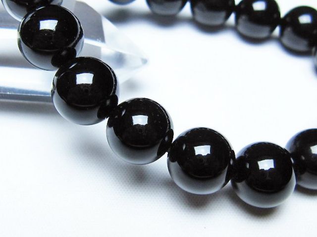 オニキスブレスレット 12mm [t474-1731]