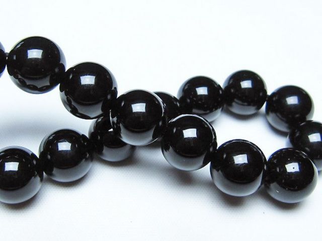オニキスブレスレット 12mm [t474-1756]