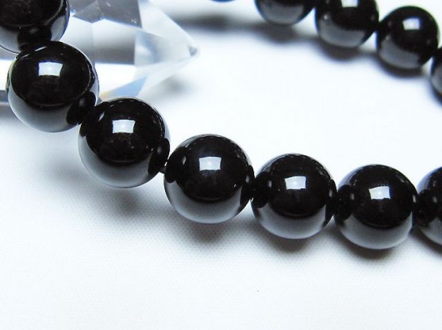オニキスブレスレット 12mm [t474-1756]
