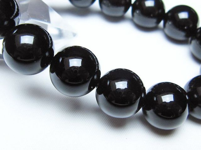 オニキスブレスレット 14mm [t474-1791]