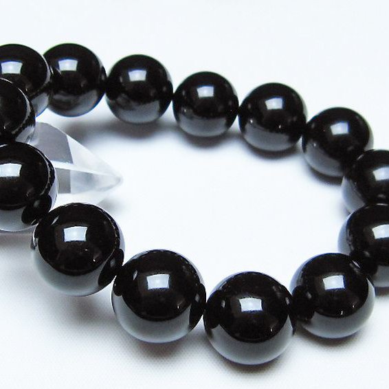 オニキスブレスレット 16mm [t474-1849]