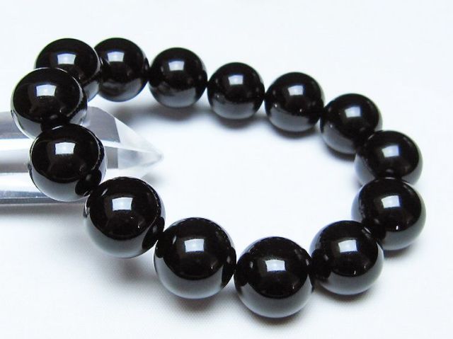 オニキスブレスレット 16mm [t474-1849]