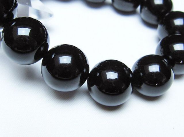 オニキスブレスレット 16mm [t474-1849]