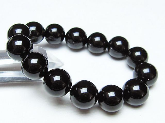 オニキスブレスレット 16mm [t474-1854]