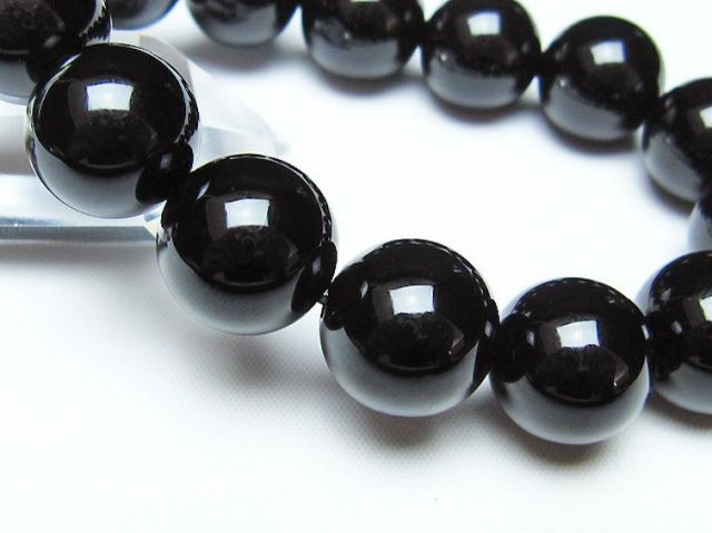 オニキスブレスレット 16mm [t474-1854]